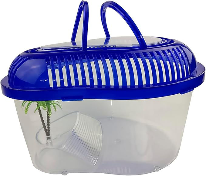 OMEM Portable Reptile House Terrarium Habitat Clear and Breathable (Medium)