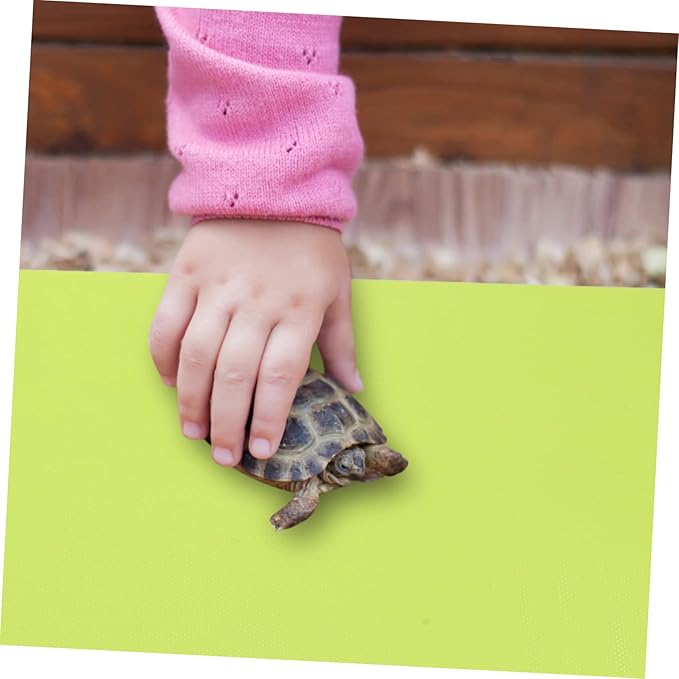 Garneck 2pcs Reptile Carpet Mat and Washable Substrate for Terrarium Bedding for Snakes Lizards Turtles and Bearded Dragons Non-Adhesive Design