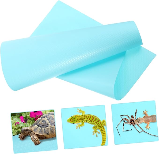 DOITOOL Soft Reptile Carpet Mat for Terrarium Bedding Easy-Cut Substrate Liner for Bearded Dragon Leopard Gecko Tortoise Snake and Lizard Tank Accessories Non-Absorbent Protective Floor