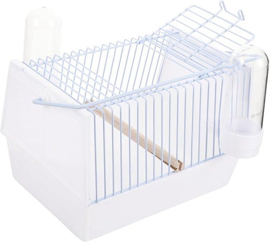 1set Portable Bird Carrier Travel Cage Handle for Pets Lightweight Parrot Transportation Cage for Hiking Travel and Outings