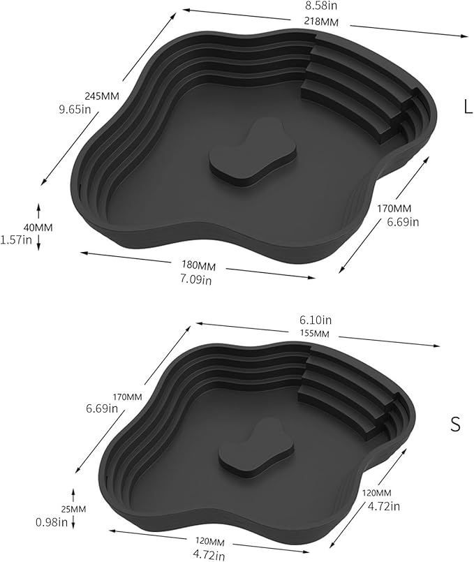 Sloped Animal Water Container Simulated Living Space Platform for Tortoises Amphibians Soaking Tub for Turtles Safe Turtle Drinking Bath Pan Multi Functional Soaking Dish Indoor/Outdoor Turtle Water