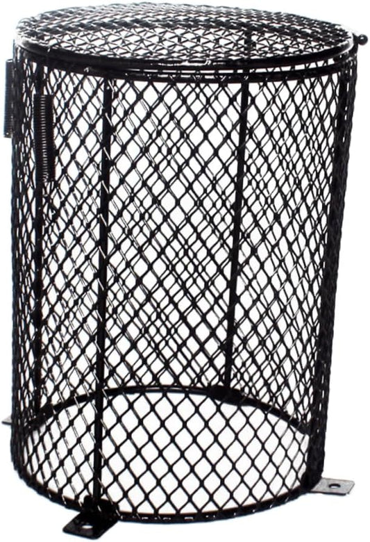 Reptile Lampshade Scald Cover for Heating Lamps Durable Protection for Turtle and Lizard Habitats Round Design with Easy Installation Suitable for Various Reptile Light