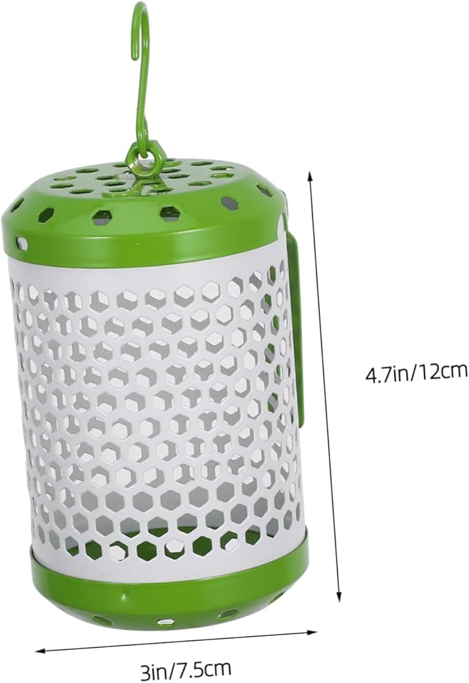 LIOOBO Heater Lamp Grille Gecko Tank Accessories Bearded Dragon Tank Lights Heat Lamp for Turtle Reptile Shade Reptile Light Cage Reptile Light Dome Heat Stand Green Iron