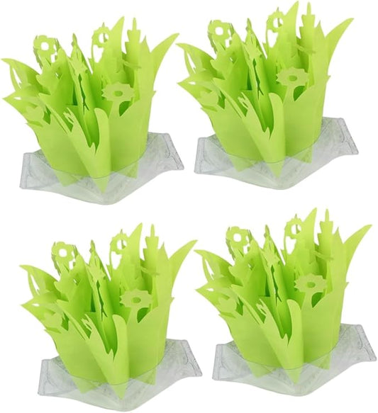 FOMIYES 4pcs Reptile Box Humidifier Natural Gasification Simulation Plants for Humidity Control Terrariums and Reptile Enclosures