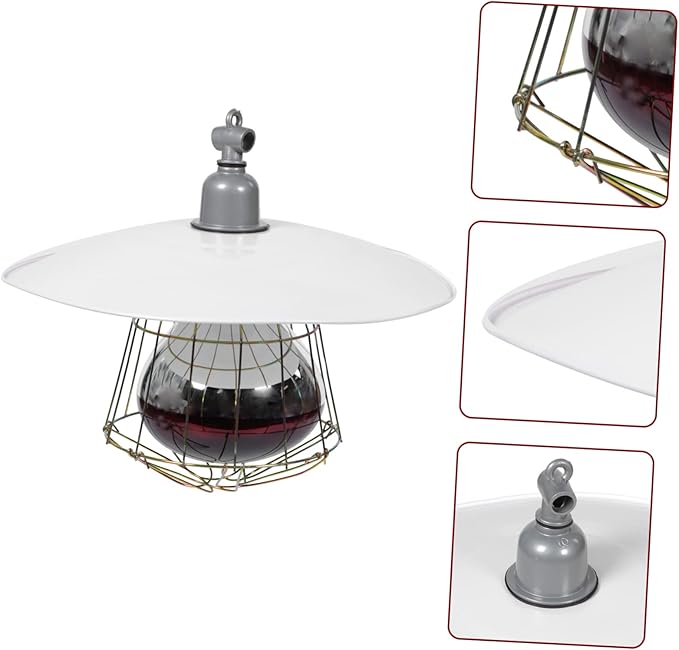 Kisangel 1pc Heating Lamp for Livestock and Reptile Pet Supplies Efficient Warmth for Incubators and Cages Net Design High Thermal Efficiency Random Random Color