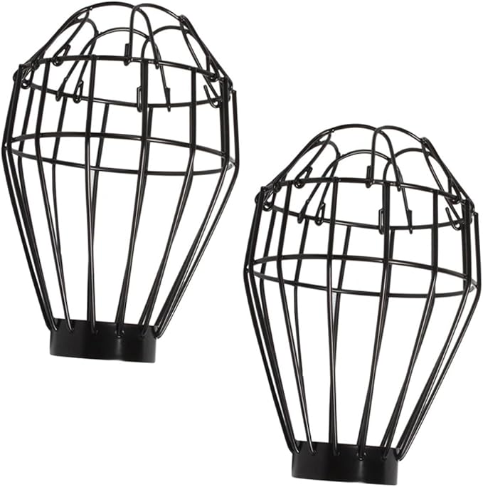OUNONA 5sets 2pcs Box Reptile Lamp Dome Mesh Cover Insulation Shade for Reptile Tank Heat Lamp Protector Safe Convenient 2pcs*5