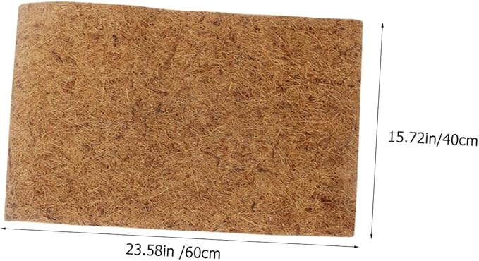 Coconut Fiber Reptile Carpet Mat Terrarium Bedding Substrate Liner for Bearded Dragon Tortoise Lizard Cage Soft Natural Coir Pad Reptile Habitat