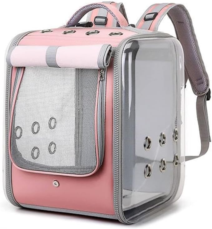 ENGENDER Bird Cage Bird Travel Bag Light Bird Carrier Transparent Breathable Bird Cage Pet Bag for Parrot Pets Or Habitat Supplies Accessories Parakeet Cage