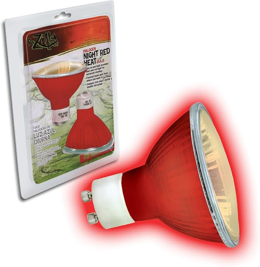 Zilla 09634 Night Red Light Halogen Bulb, 50-Watt