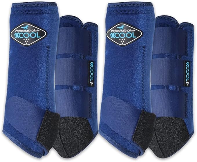 Professional's Choice 2XCOOL Sports Medicine Horse Boots | Protective & Breathable Design for Ultimate Comfort & Durability in Active Horses | Value 4 Pack
