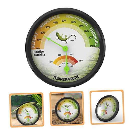 Hemoton Digital Temperature Meters Reusable Thermometer for Home Reptile Thermometers Hygrometer