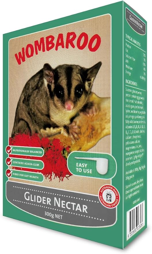 Wombaroo Glider Nectar for Sugar Gliders - 10.5 Ounces (300 Grams)