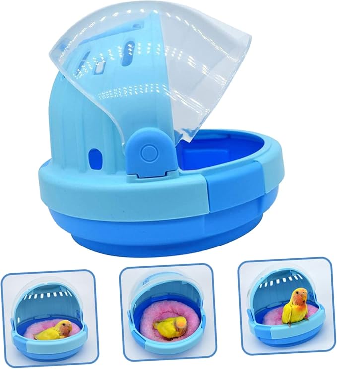 Milisten Portable Parrot Carrier Cage Handle Travel PET Birds Case Insulated Small Parakeet Travel Cage for Outdoor Use