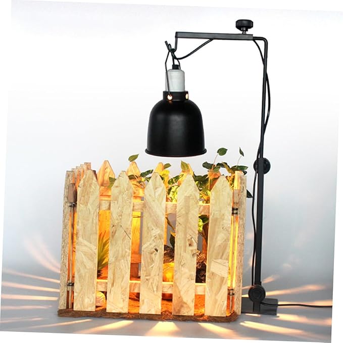 Metal Reptile Lamp Stand Reptile Box Lamp Rack Lightweight Odor for Pet Safety
