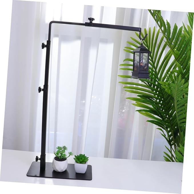 LIOOBO Reptile Basking Light Stand for Turtles Geckos Snakes Durable Heating Lamp Rack for Aquariums Provides Essential Light for Reptile Habitat