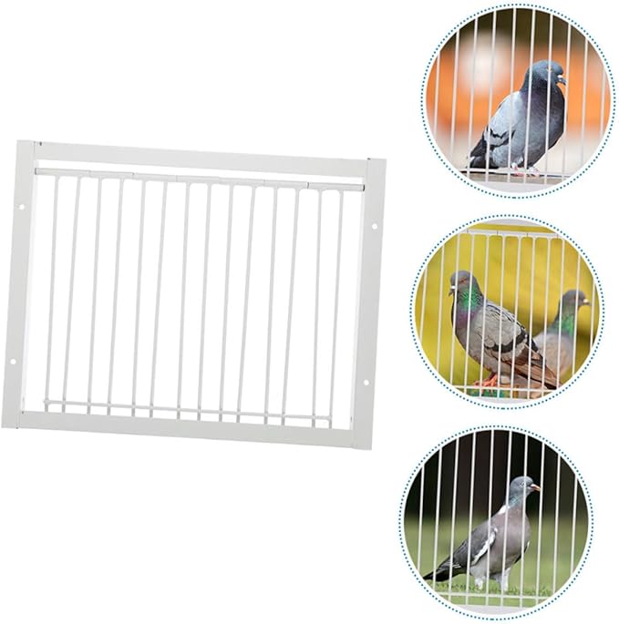 BESPORTBLE 2pcs Pigeon Cage Door for Aviary Bird Cage Accessories Bar Easy to Install Secure Design for Pigeon Safety