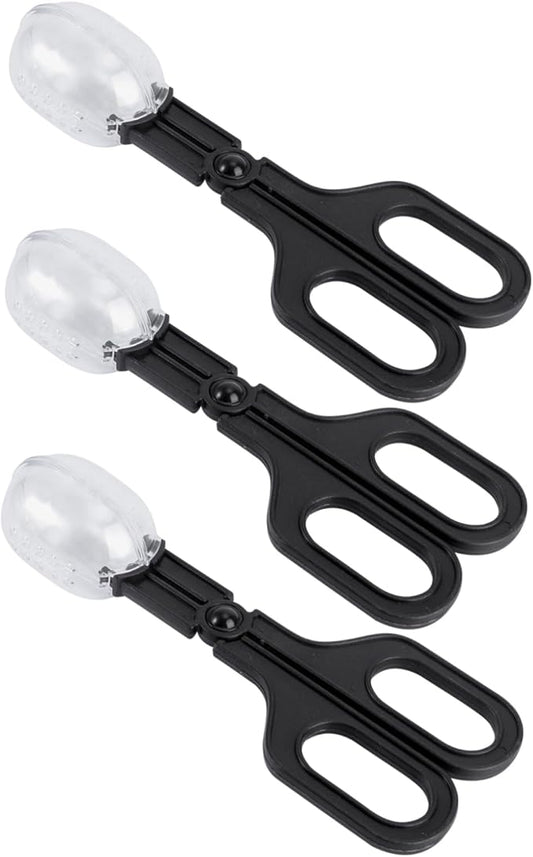LIOOBO 3pcs Plastic Reptile Clip Insect Breeding Tool Reptile Feeding Cleaning Supplies