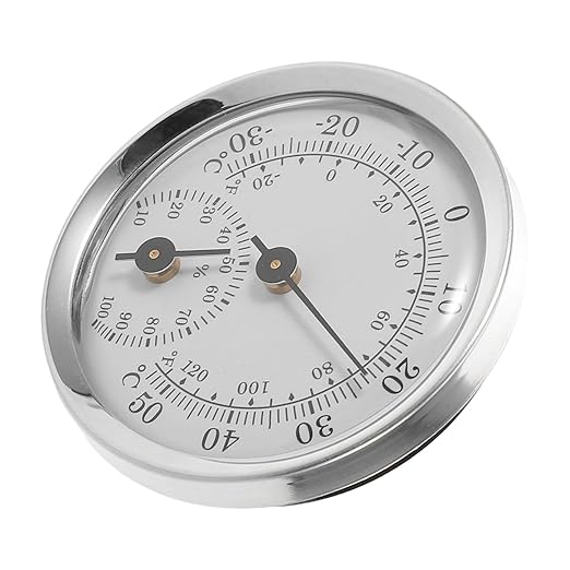 Abaodam Accurate Digital Hygrometer Plastic Temperature Humidity Reader for Homes Offices Greenhouses and Vehicles with Easy to Read Display and Durable Design