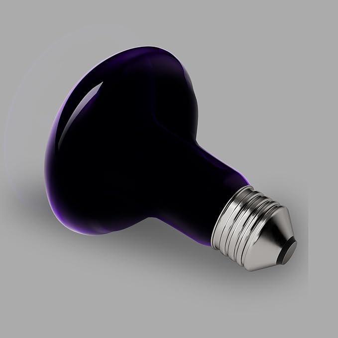 HARTOMPET 60W Reptile Night Light Bulb - Simulates Natural Moonlight for Bearded Dragons & Lizards