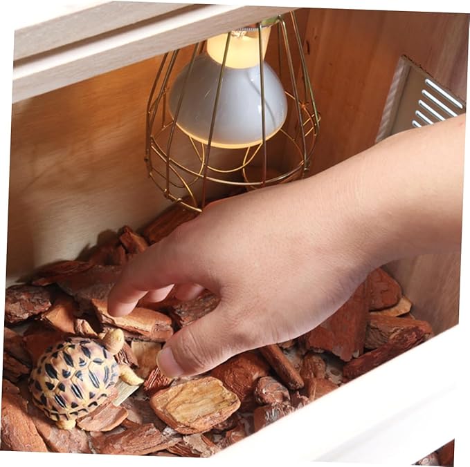 Happyyami Reptile Lampshade Cover Heating Bulb Protection Mesh Guard Lizard Tank Accessory