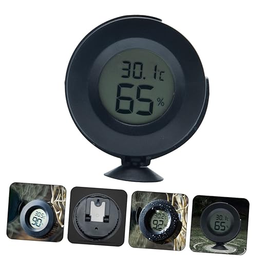 3 Pcs Reptiles Mini Monitor Indoor for Home Digital Temperature Monitor Humidity Reptile Gauge Digitathermometer Digital Humidity Meter LCD Humidity Monitor/2228