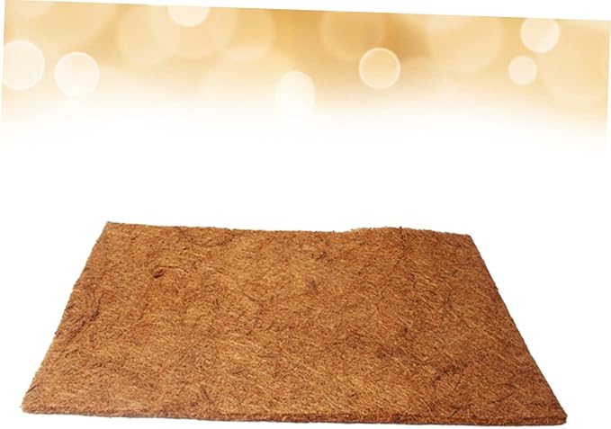 Toddmomy Coconut Fiber Reptile Bed Mat 50x30cm Long-Lasting Non-deforming for Terrarium