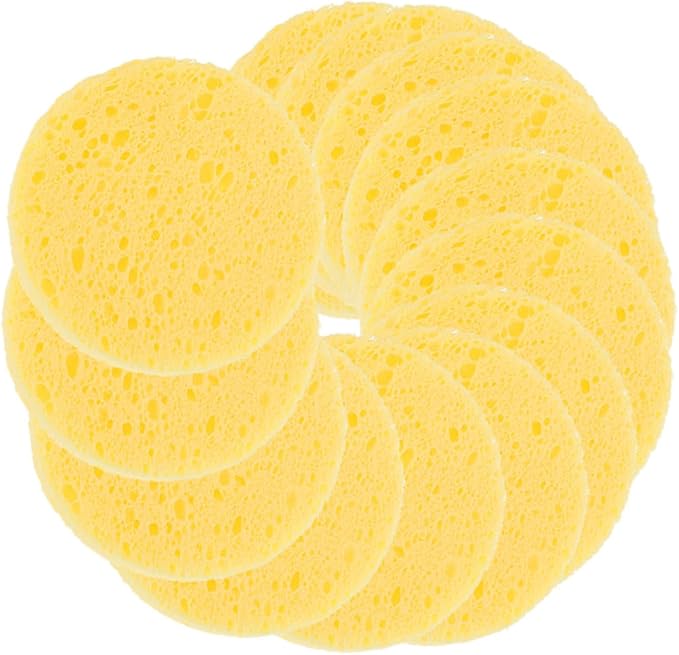 Mipcase 50pcs Crab Humidity Sponges Pet Crab Sponges Aquarium Supplies for Bathing Dish Cleaning