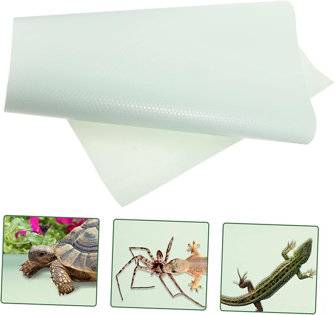 Reptile Carpet for Leopard Geckos Bearded Dragons Snakes Turtles Substrate Mat for Terrariums Non-Toxic Bedding Easy Clean Features
