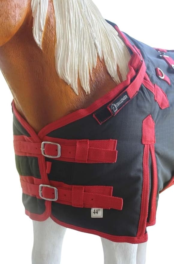42" 1200D Miniature Weanling Donkey Pony Horse Foal Winter Blanket Red BLK 51946