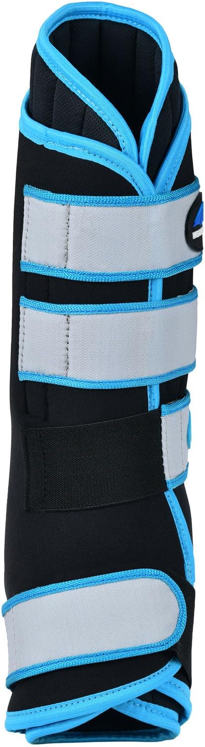 WeatherBeeta Therapy-Tec Stable Boot Wraps, Black/Blue, Small