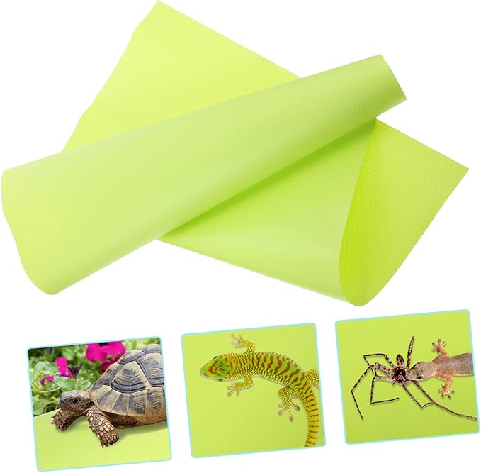 TOYANDONA Reptile Carpet Bedding for Terrarium Non Slip Washable Substrate Mat for Lizards Tortoises Snakes Durable Easy to Clean Reptile Accessories
