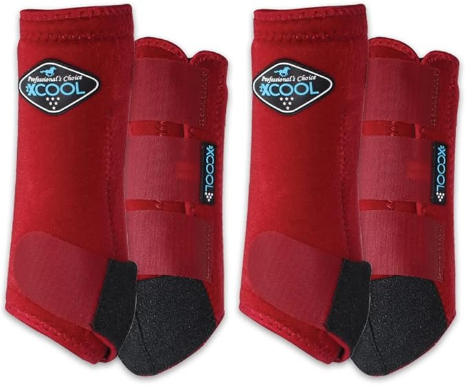 Professional's Choice 2XCOOL Sports Medicine Horse Boots | Protective & Breathable Design for Ultimate Comfort & Durability in Active Horses | Value 4 Pack
