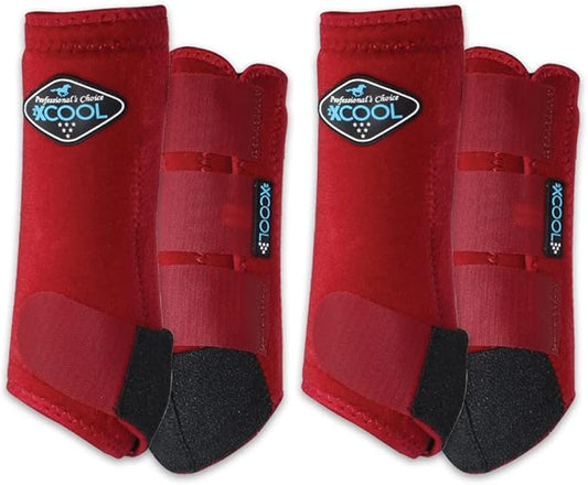 Professional's Choice 2XCOOL Sports Medicine Horse Boots | Protective & Breathable Design for Ultimate Comfort & Durability in Active Horses | Value 4 Pack