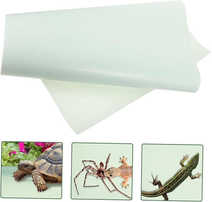 Reptile Substrate Carpet Mat for Bearded Dragon Tortoise Lizard Tank Easy-Cut Terrarium Bedding Comfortable Resting Surface and Flooring for Reptile Enclosures