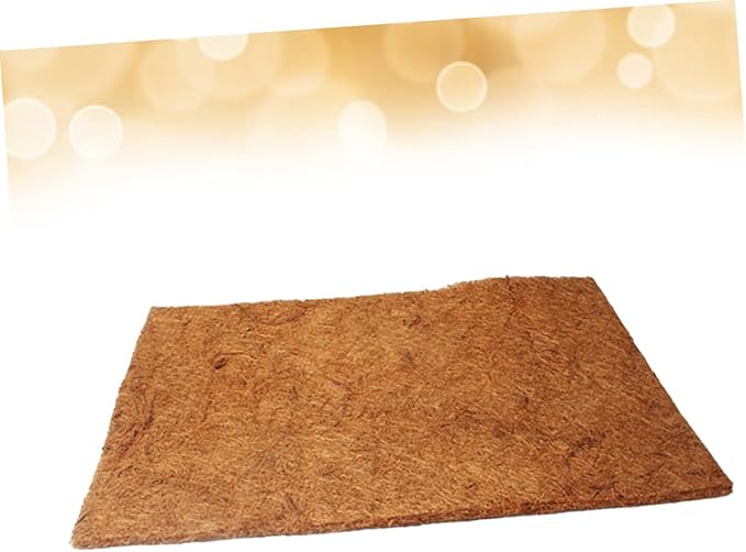 Natural Coconut Fiber Mat for Reptile Tank Lizard Bedding Liner Terrarium Bedding Accessories