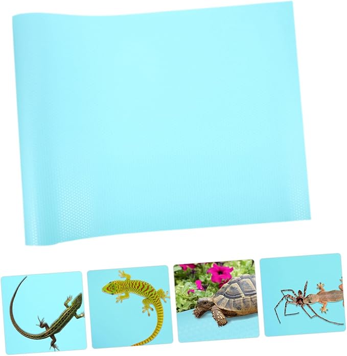 Large Reptile Carpet Bedding Mat Soft Substrate for Bearded Dragon Leopard Gecko Tortoise Lizard Tank Terrarium Protector Easy Clean