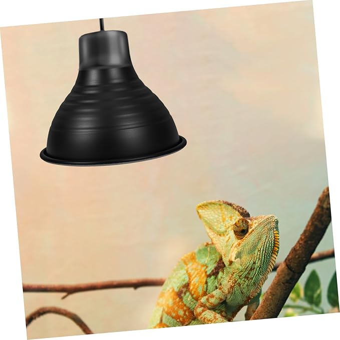 Levemolo Reptile Heat Lamp Cover with Insulation for Energy Savings Reflector Dome Lampshade for Lizards Snakes and Turtles Design for Optimal Heat Retention