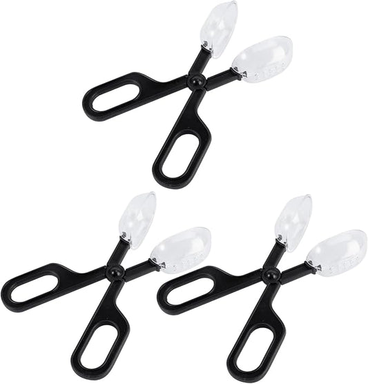 HANABASS Reptile Feeding Clip Tongs Reptile Tank Cleaning Supplies Easy Scissors Handle