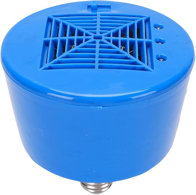 Cuifati Reptile Heating Lamp, Chicken Heating Lamp Easy to Install Energy Saving Versatile Safe for Turtles for Lizards (Blue)