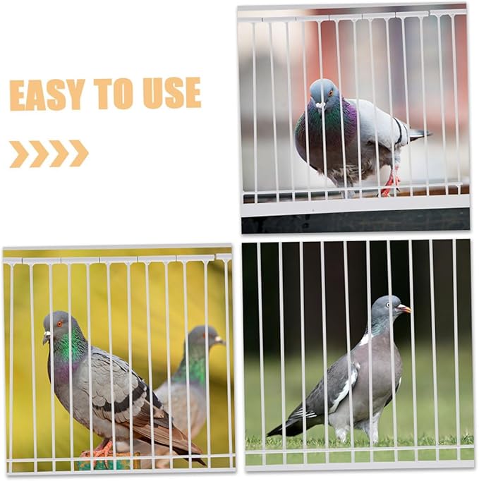 BESPORTBLE 2pcs Pigeon Cage Door for Aviary Bird Cage Accessories Bar Easy to Install Secure Design for Pigeon Safety