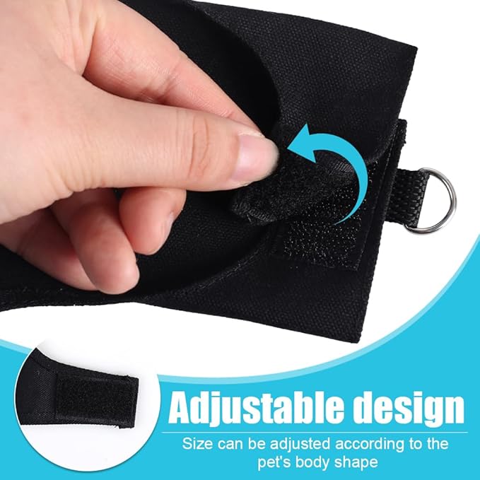 DONGKER Bearded Dragon Harness and Leash Set,Self-Adhesive Adjustable Lizards Walking Training Harness Escape Proof with 4.4ft Nylon Leash for Outdoor Indoor Walking