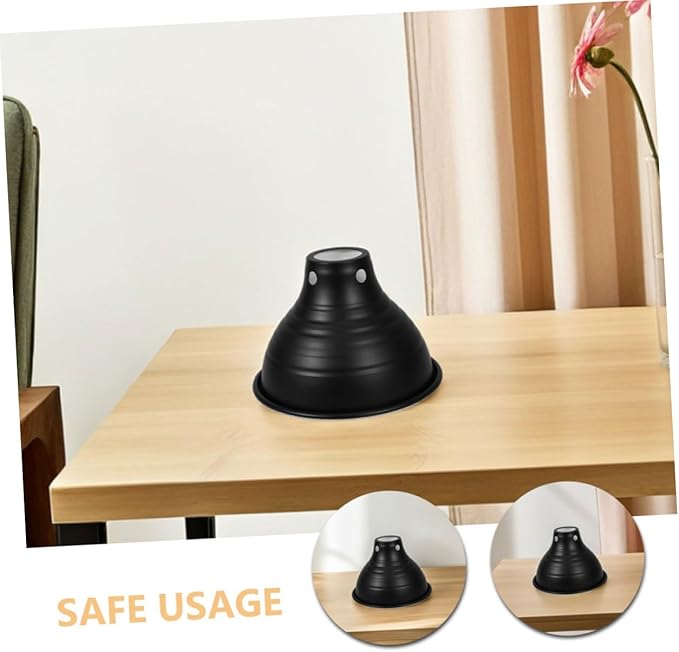 POPETPOP 3pcs Insulation Lampshade for Reptile Heating Lamp and Easy to Install Reflector Cover for Home and Lab Use Enhances Light Brightness and Safety for Pets