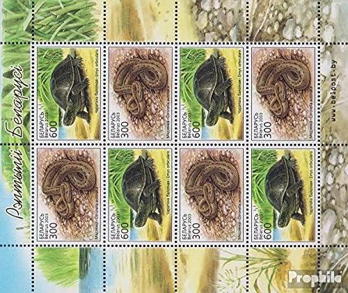Weißrussland 481-482 Sheetlet (Complete.Issue.) 2003 Locals Reptiles (Stamps for Collectors) Amphibians/Reptiles/Dinosaurs