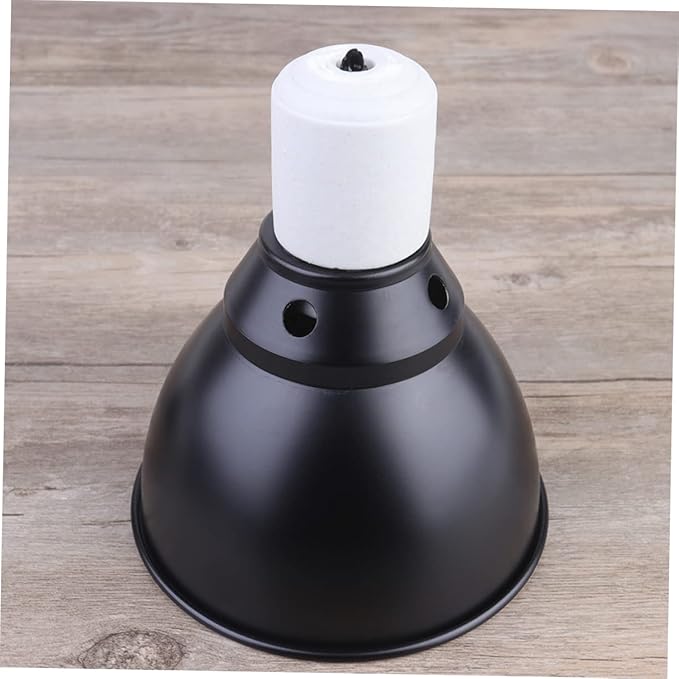 Toddmomy 110v Reptile Heat Lamp Fixture Dome Cover and Safe for Terrariums Turtle Tanks and Reptile Habitats Us