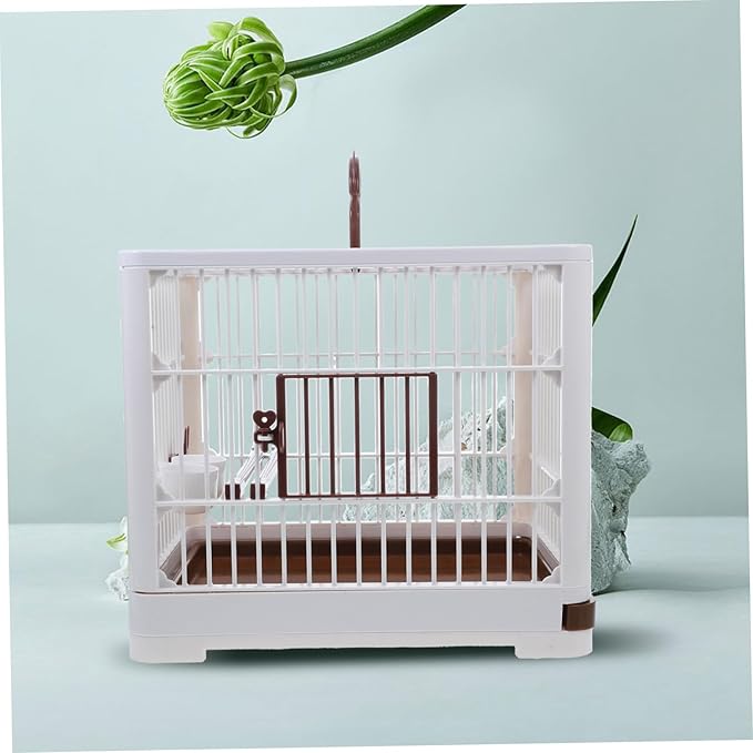 Bird Cages for Parrots Finch Budgie Cage Stand Lightweight Easy to Carry Birdcage for Outdoor Activities