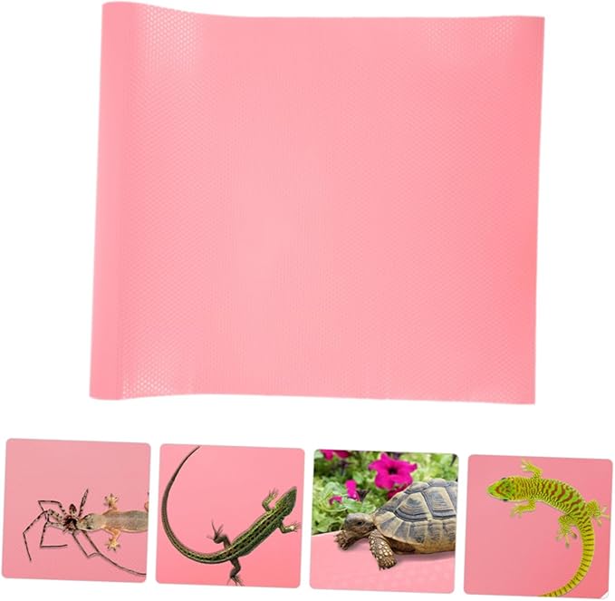 Toyvian Reptile Terrarium Carpet Substrate for Leopard Gecko Lizard Snake Tortoise Comfortable Bedding Mat Easy to Move Durable and Breathable Reptile Accessories