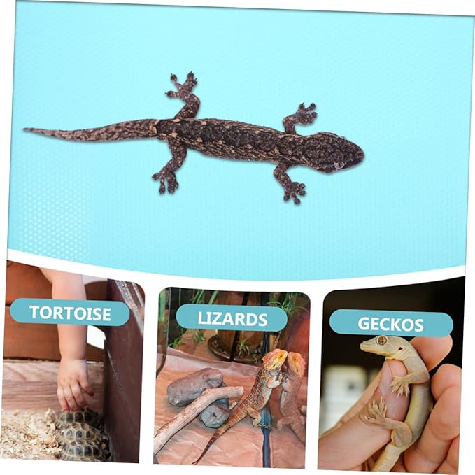 COLLBATH Reptile Carpet Mat for Terrarium Bedding Non-Adhesive Substrate for Lizards Snakes Tortoises and Bearded Dragons Extra Safe and Comfortable