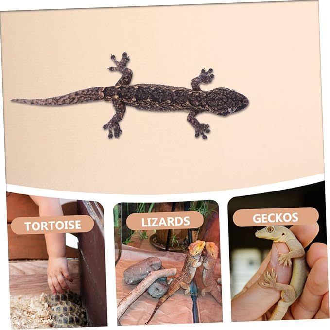 KESYOO Reptile Carpet Substrate Mat for Leopard Gecko Bearded Dragon Lizard Snake Natural Terrarium Bedding Easy to% Safe Material