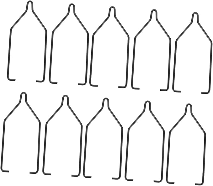 VANZACK 10pcs Durable Iron Reptile Lampshade Clips High Temperature Resistant Holders for Lampshades Secure Fixation for Crawling Pets Easy Installation