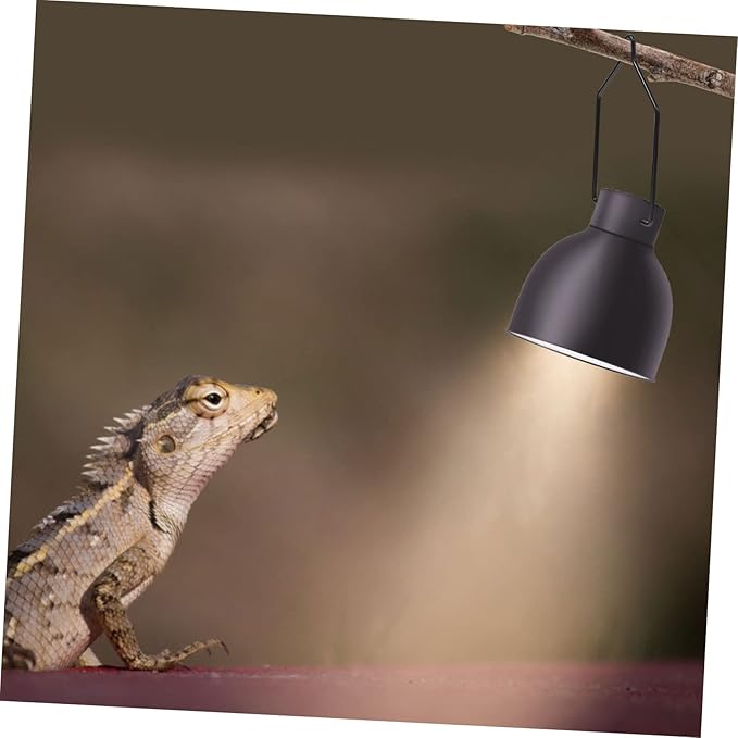 Happyyami 10pcs Reptile Tank Accessories Iron Lampshade Clips Climbing Pet Light Clips Fixing Tools for Geckos